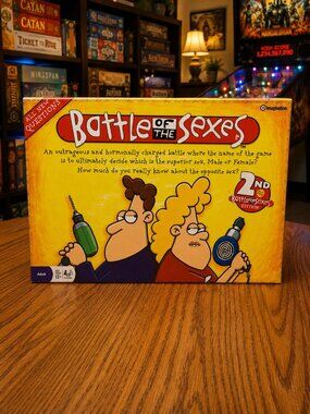 Vintage 2005 Battle of the Sexes 2nd Edition Board Game